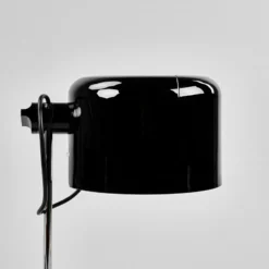 Oluce Tischleuchte Coupé, schwarz/chrom, Metall, Höhe 45 cm