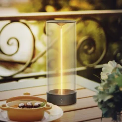 OSRAM Akku-Tischlampe ENDURA STYLE DECOR FILAMENT grau, IP54