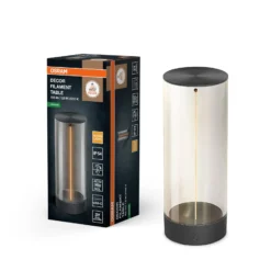 OSRAM Akku-Tischlampe ENDURA STYLE DECOR FILAMENT grau, IP54