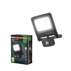 OSRAM Außenstrahler ENDURA FLOOD, grau, Sensor 30 W 840 IP44