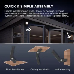 OSRAM Außenstrahler ENDURA FLOOD, grau, Sensor 30 W 830 IP44