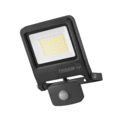 OSRAM Außenstrahler ENDURA FLOOD, grau, Sensor 30 W 830 IP44
