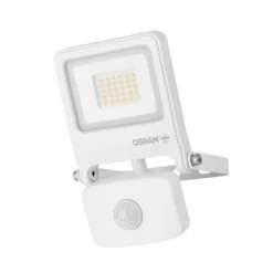 OSRAM Außenstrahler ENDURA FLOOD, weiß, Sensor 20 W 830 IP44