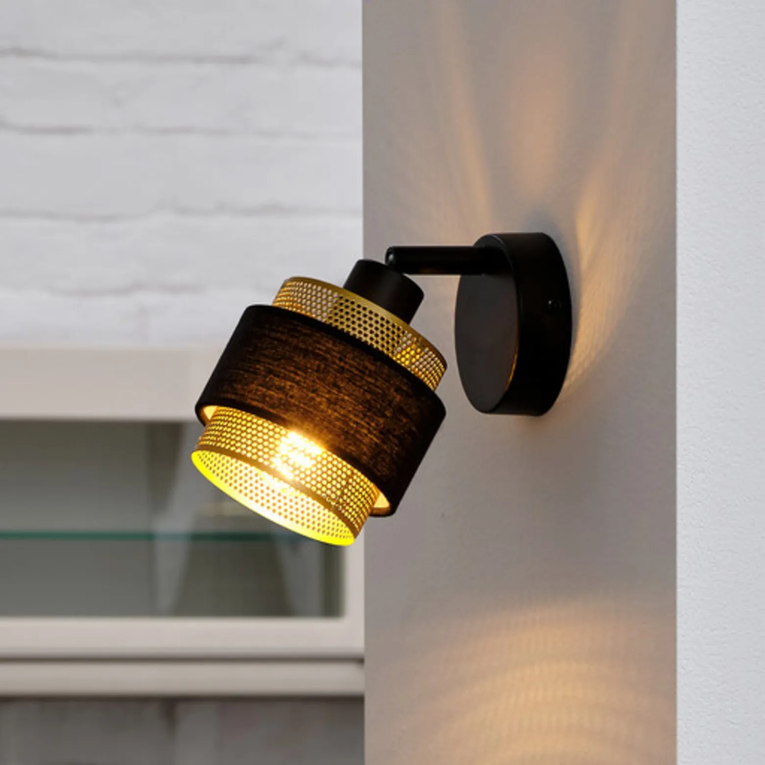 OSRAM Deckenleuchte Decor Spot Hornet, 1-fl., schwarz/gold