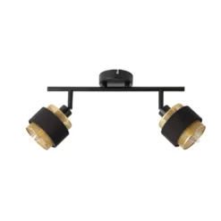 OSRAM Deckenleuchte Decor Spot Hornet, 2-fl., schwarz/gold