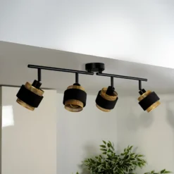 OSRAM Deckenleuchte Decor Spot Hornet, 4-fl., schwarz/gold