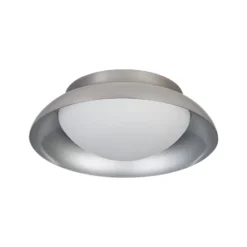 OSRAM Deckenleuchte ORBIS MILAN, nickel, Ø 31 cm Metall/Glas
