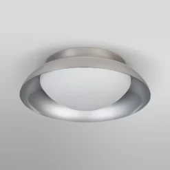 OSRAM Deckenleuchte ORBIS MILAN, nickel, Ø 31 cm Metall/Glas