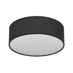 OSRAM Deckenleuchte ORBIS PARIS, schwarz, Ø 30 cm Textil E27