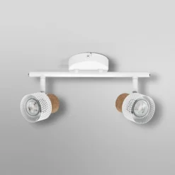 OSRAM Deckenstrahler CORK, weiß, 2 Spots, GU10-LED, 927, dim