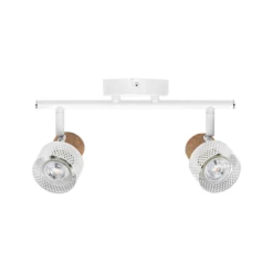 OSRAM Deckenstrahler CORK, weiß, 2 Spots, GU10-LED, 927, dim