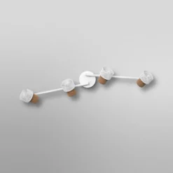OSRAM Deckenstrahler CORK, weiß, 4 Spots, GU10-LED, 927, dim