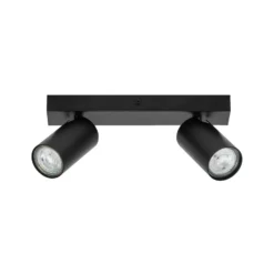 OSRAM Deckenstrahler OCTAGON schwarz 2-flg. GU10-LED 927 dim