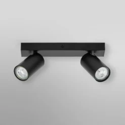 OSRAM Deckenstrahler OCTAGON schwarz 2-flg. GU10-LED 927 dim