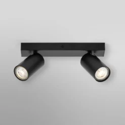 OSRAM Deckenstrahler OCTAGON schwarz 2-flg. GU10-LED 927 dim
