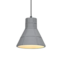 OSRAM Hängelampe CONCRETE BIM, grau, Ø 20 cm, Beton, E27