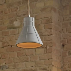 OSRAM Hängelampe CONCRETE BIM, grau, Ø 20 cm, Beton, E27