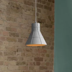 OSRAM Hängelampe CONCRETE BIM, grau, Ø 20 cm, Beton, E27