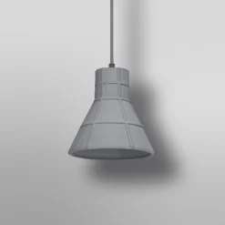 OSRAM Hängelampe CONCRETE BIM, grau, Ø 20 cm, Beton, E27