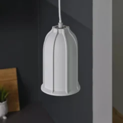 OSRAM Hängelampe CONCRETE SIM, grau, Ø 12 cm, Beton, E27