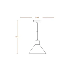 OSRAM Hängelampe CONCRETE WOOD, grau, Ø 22 cm, Beton, E27