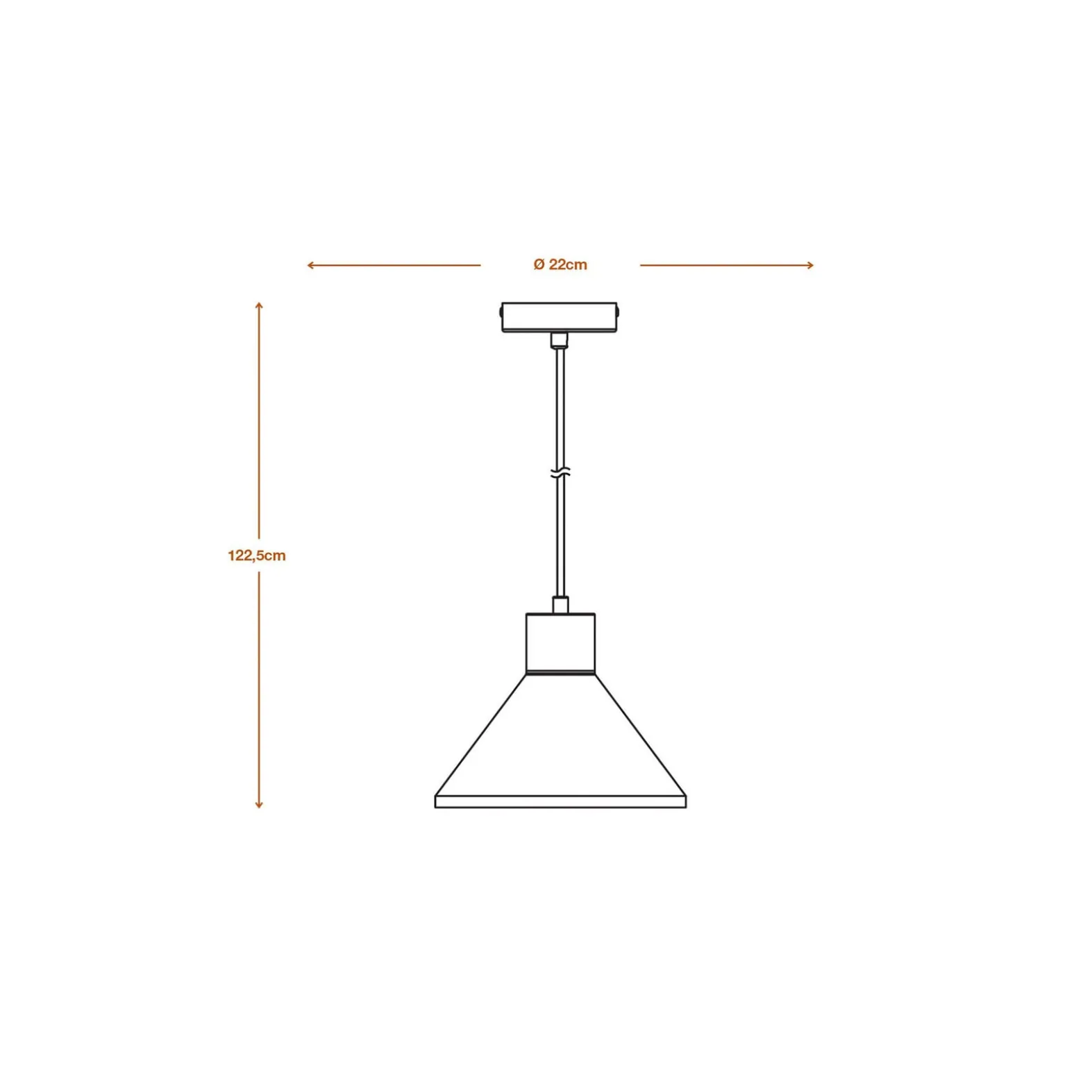 OSRAM Hängelampe CONCRETE WOOD, grau, Ø 22 cm, Beton, E27