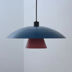 OSRAM Hängelampe Decor Flying Mushroom blau/pink, Stahl, E27