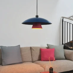 OSRAM Hängelampe Decor Flying Mushroom blau/pink, Stahl, E27