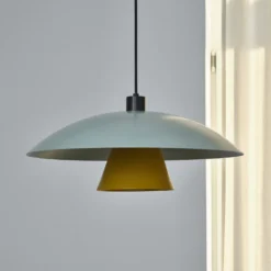 OSRAM Hängelampe Decor Flying Mushroom grün/gelb, Stahl, E27
