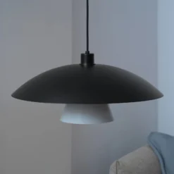 OSRAM Hängelampe Decor Flying Mushroom schwarz/weiß, Stahl