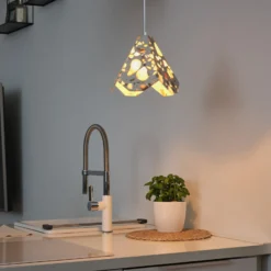 OSRAM Hängelampe Decor Gleam Flower, Terrazzo, beige, E27