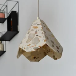 OSRAM Hängelampe Decor Gleam Flower, Terrazzo, beige, E27