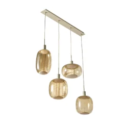 OSRAM Hängelampe Decor Needle Linear beige, Stahl, 4-fl. E27
