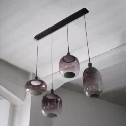 OSRAM Hängelampe Decor Needle Linear, grau, Stahl, 4-fl. E27