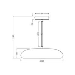 OSRAM Hängelampe Decor Plaster Pure, Gips, Ø 30 cm, E27