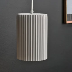 OSRAM Hängelampe Decor Plaster Routes Tube, weiß, Gips, E27