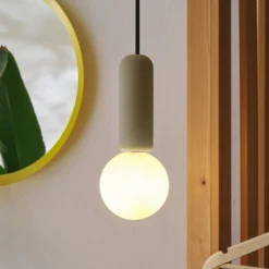 OSRAM Hängeleuchte Decor Concrete Mic, beige, Beton, G9