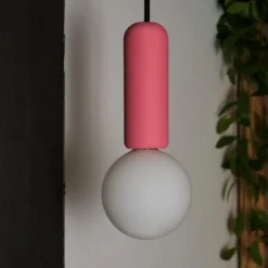 OSRAM Hängeleuchte Decor Concrete Mic, pink, Beton, G9