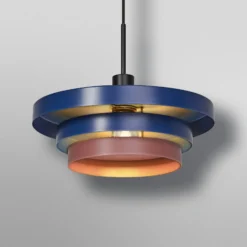 OSRAM Hängeleuchte Decor Layers, blau/pink, Stahl, E27