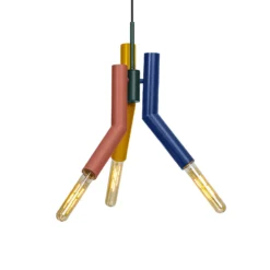 OSRAM Hängeleuchte Decor Straw, 3-fl., Stahl, bunt, E27