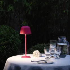 OSRAM LED-Akku-Tischlampe ENDURA STYLE magenta 30cm IP44 CCT