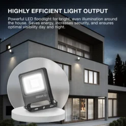 OSRAM LED-Außenstrahler ENDURA FLOOD, weiß 30 W 3.000 K IP65