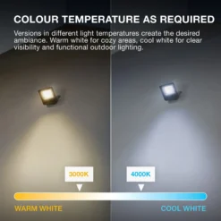 OSRAM LED-Außenstrahler ENDURA FLOOD, weiß 30 W 3.000 K IP65