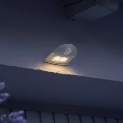 OSRAM LED-Außenwandlampe DOORLED DOWN, weiß, Sensor Batterie