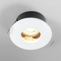 OSRAM LED-Deckeneinbauspot RECESS, weiß Ø 9 cm IP65 GU10-LED