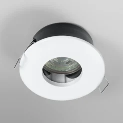 OSRAM LED-Deckeneinbauspot RECESS, weiß Ø 9 cm IP65 GU10-LED