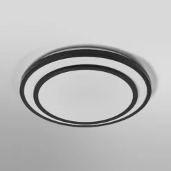 OSRAM LED-Deckenlampe ORBIS BERLIN, schwarz, Ø 49 cm, Metall