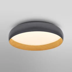 OSRAM LED-Deckenlampe ORBIS LIVIA, Ø 52 cm, grau, Metall dim