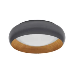 OSRAM LED-Deckenlampe ORBIS LIVIA, Ø 30 cm, grau, Metall dim