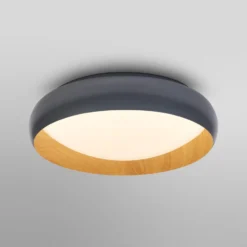 OSRAM LED-Deckenlampe ORBIS LIVIA, Ø 43 cm, grau, Metall dim
